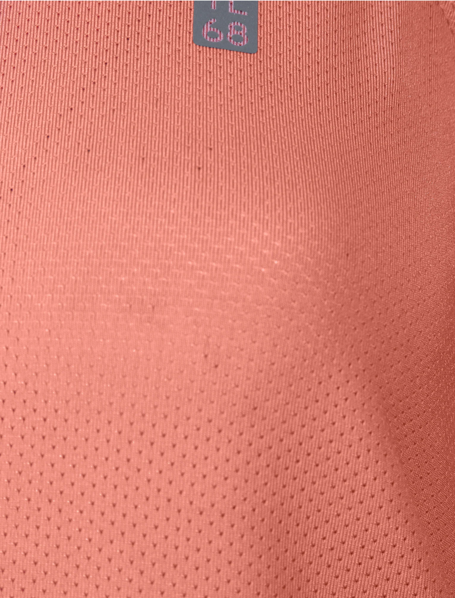 Mancuso Perforated Racer Back Vest Top in Fusion Coral - Tokyo Laundry Active - Image 3