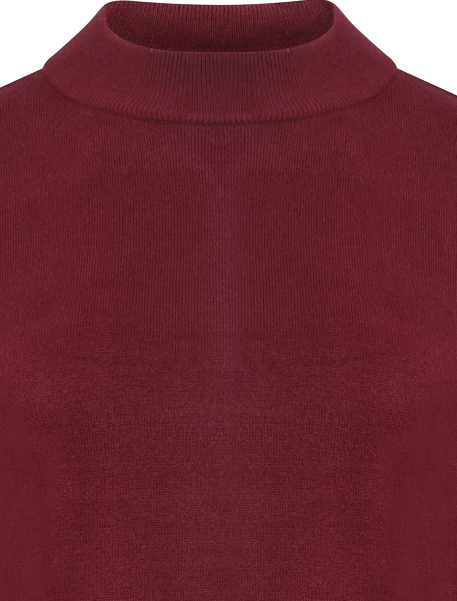 Ramsay Turtle Neck Cashmillon Knitted Jumper in Wild Berry - Plum Tree - Image 3
