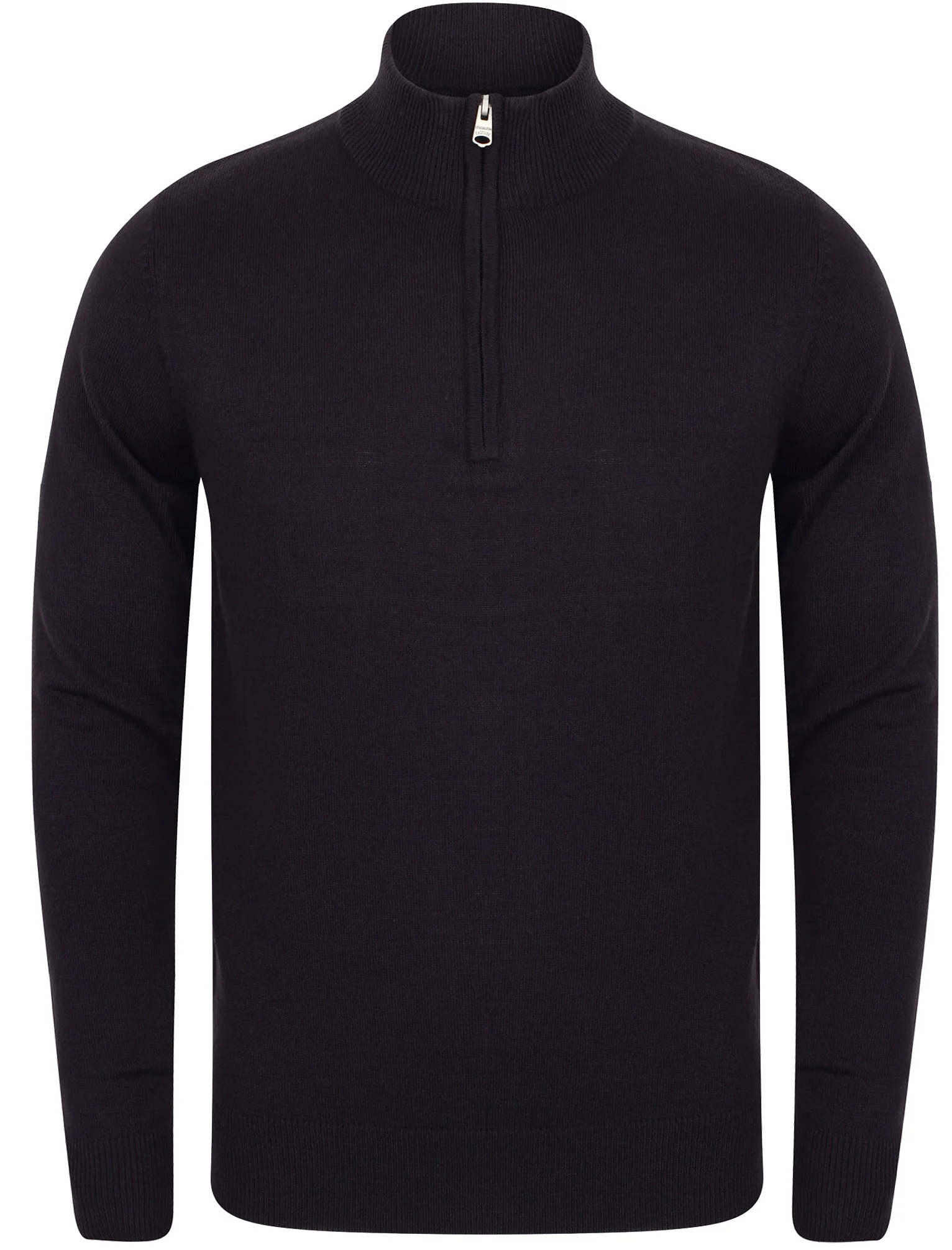 Redwood 2 Half Zip Neck Cashmilon Knit Jumper in Dark Navy - Kensington Eastside - Image 4