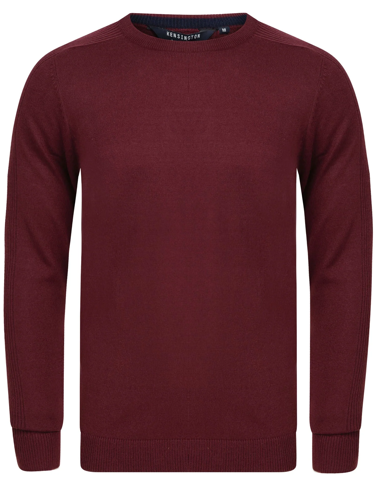 Striker Crew Neck Knitted Jumper in Zinfandel - Kensington Eastside - Image 5