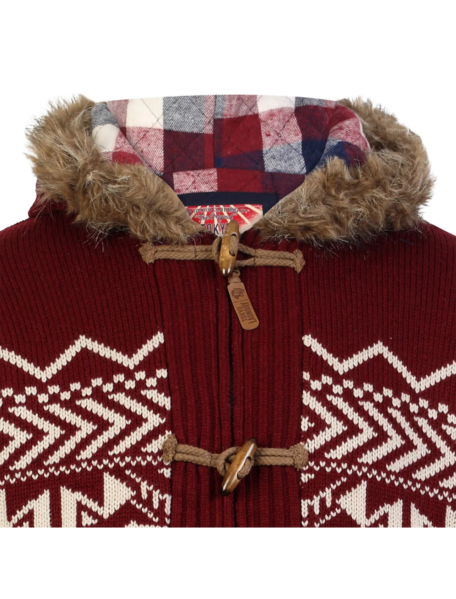 Tokyo Laundry Saskatchewan Fleece Lined Knitted Jacket - Image 6